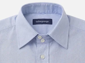 Camisa pinpoint fácil de planchar