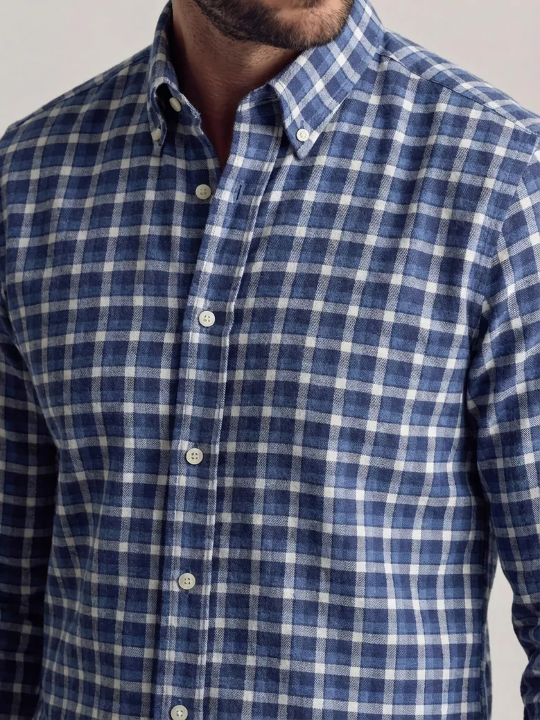 Camisa de popelina blanca lisa de fácil planchado