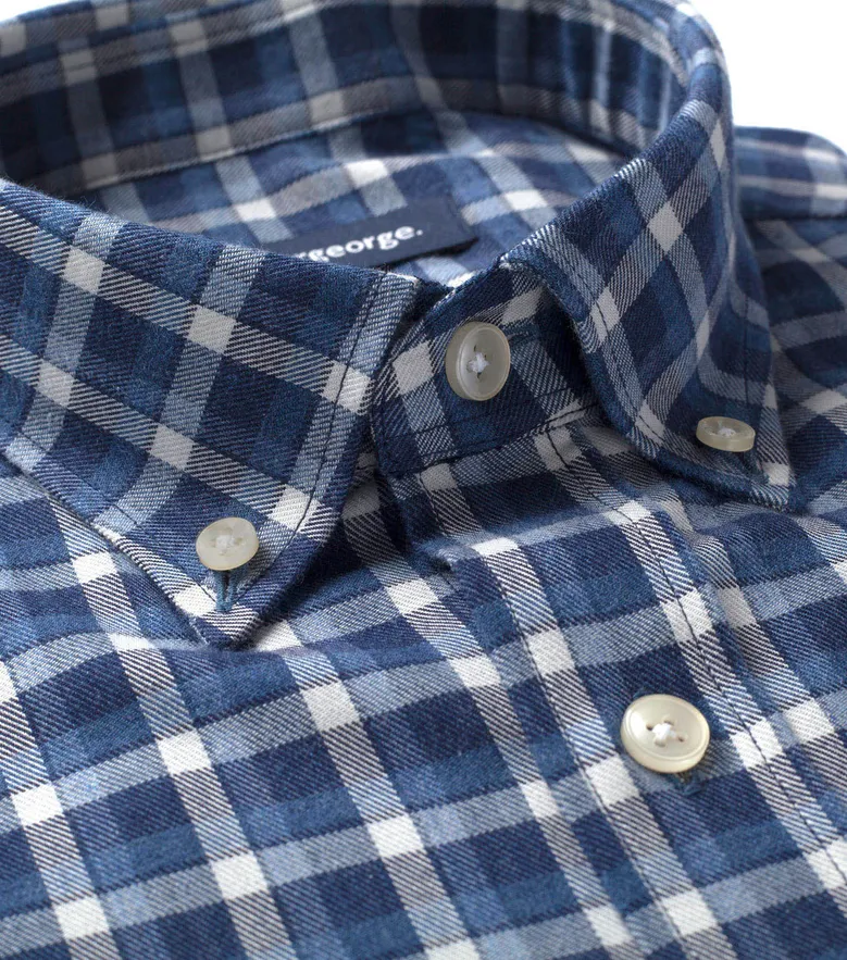 Camisa de popelina blanca lisa de fácil planchado