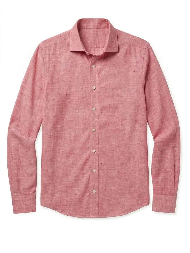 Camisa de popelina blanca lisa de fácil planchado