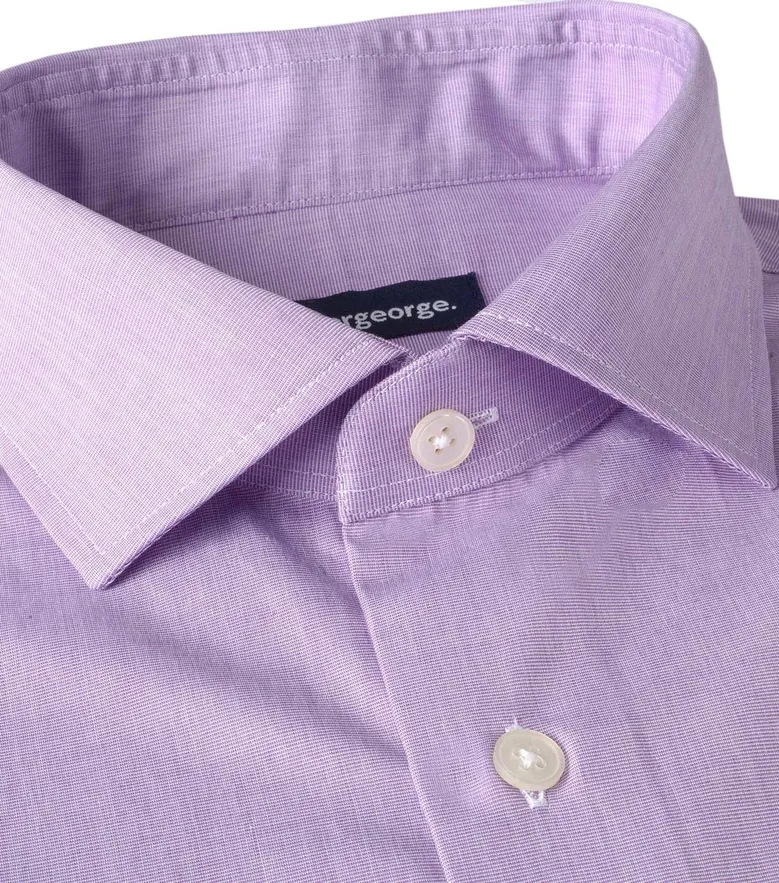 Camisa de popelina blanca lisa de fácil planchado