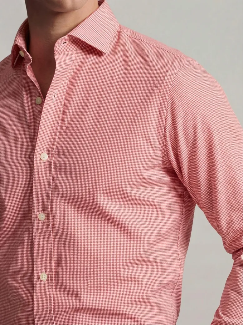 Camisa de popelina blanca lisa de fácil planchado