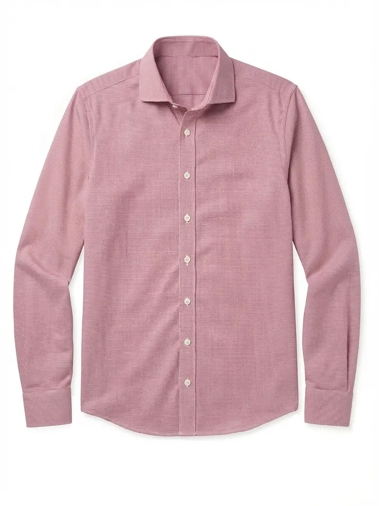 Camisa de popelina blanca lisa de fácil planchado