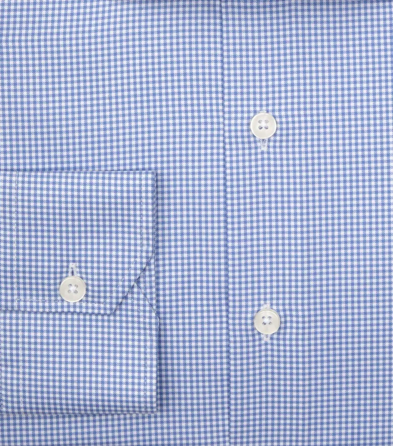 Camisa de popelina blanca lisa de fácil planchado