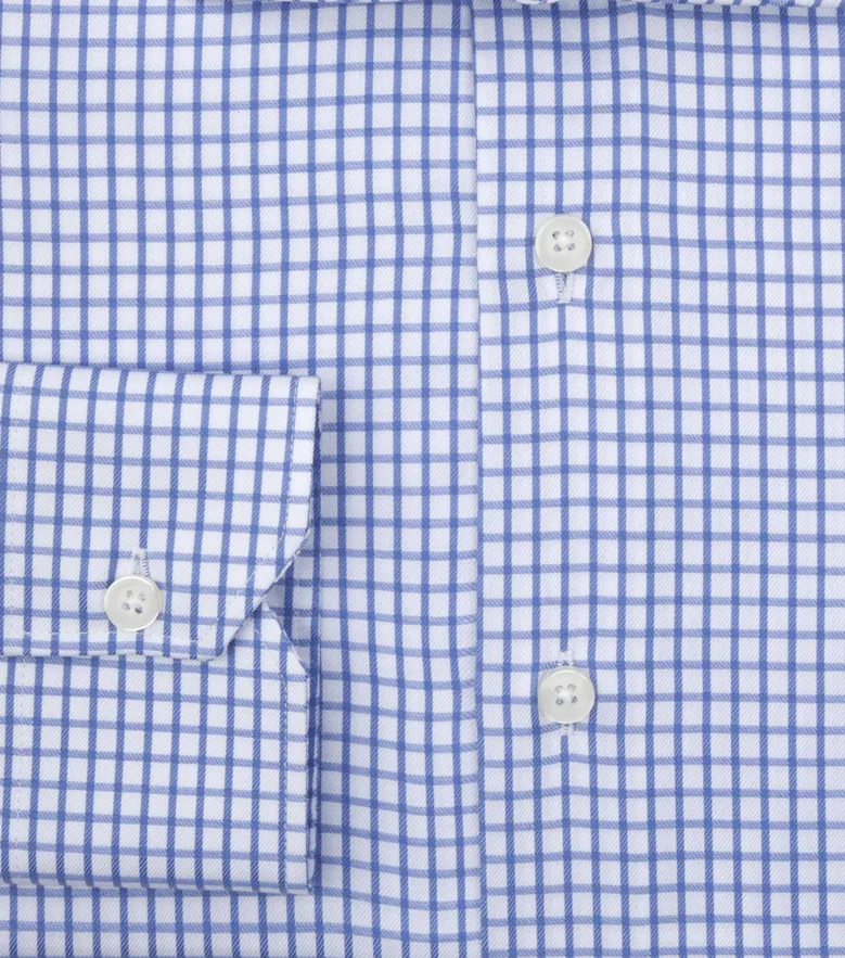Camisa de popelina blanca lisa de fácil planchado