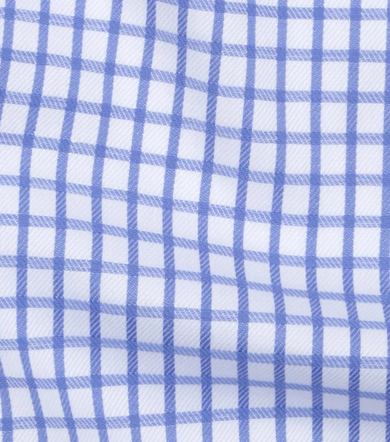 Camisa de popelina blanca lisa de fácil planchado