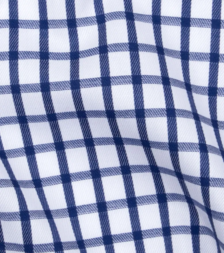 Camisa de popelina blanca lisa de fácil planchado