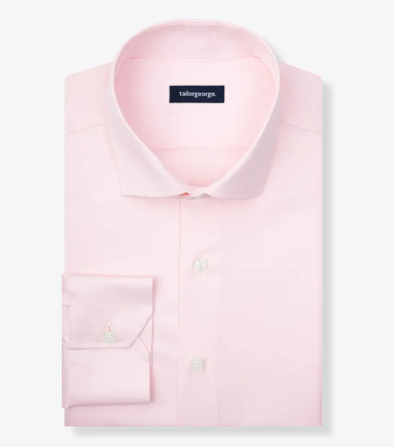 Camisa de popelina blanca lisa de fácil planchado