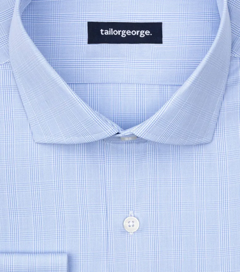 Camisa de popelina blanca lisa de fácil planchado