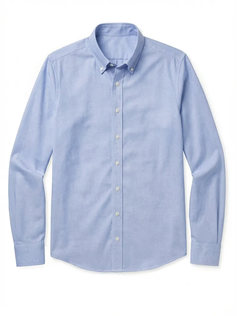 Camisa de popelina blanca lisa de fácil planchado