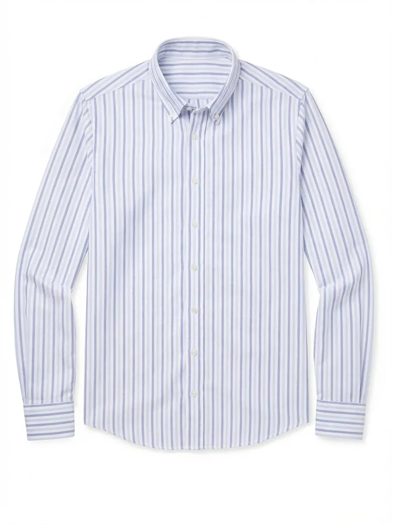 Camisa de popelina blanca lisa de fácil planchado