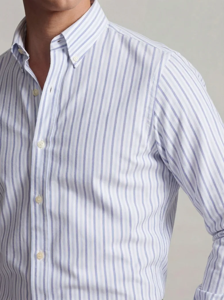 Camisa de popelina blanca lisa de fácil planchado