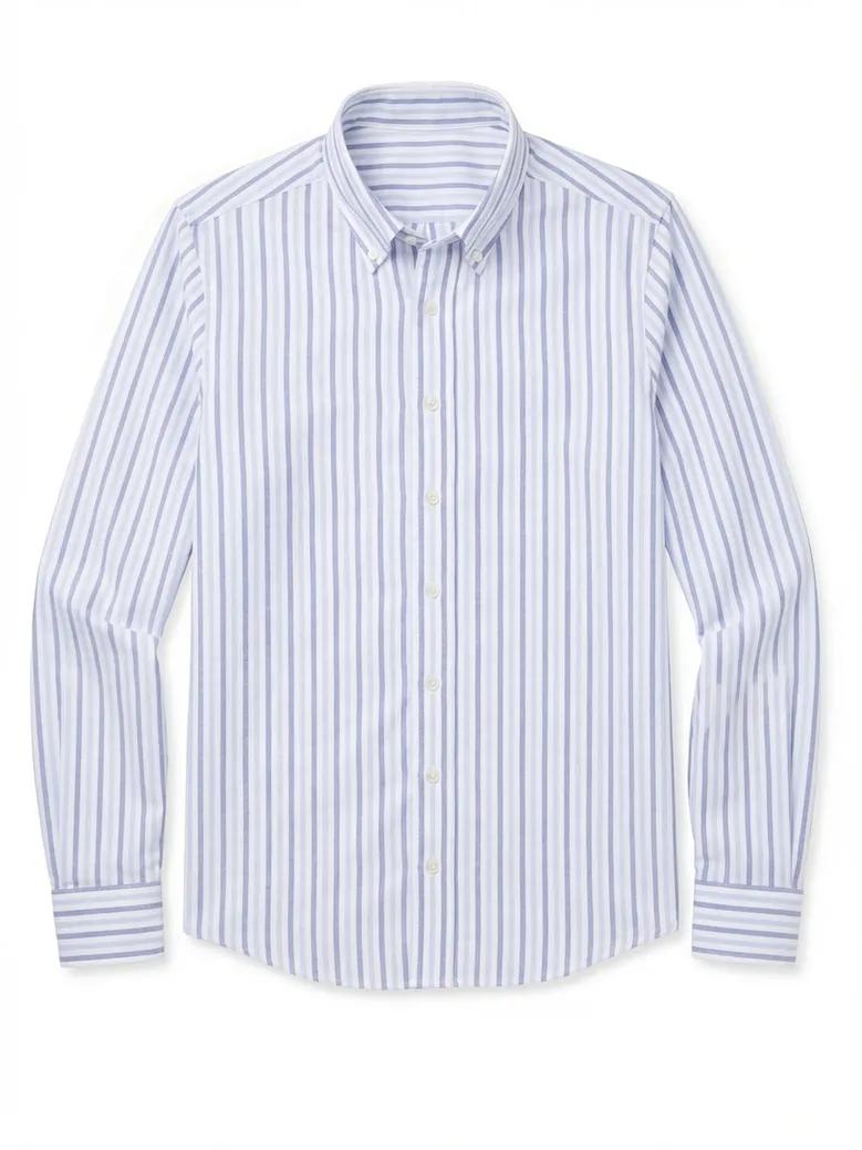 Camisa de popelina blanca lisa de fácil planchado
