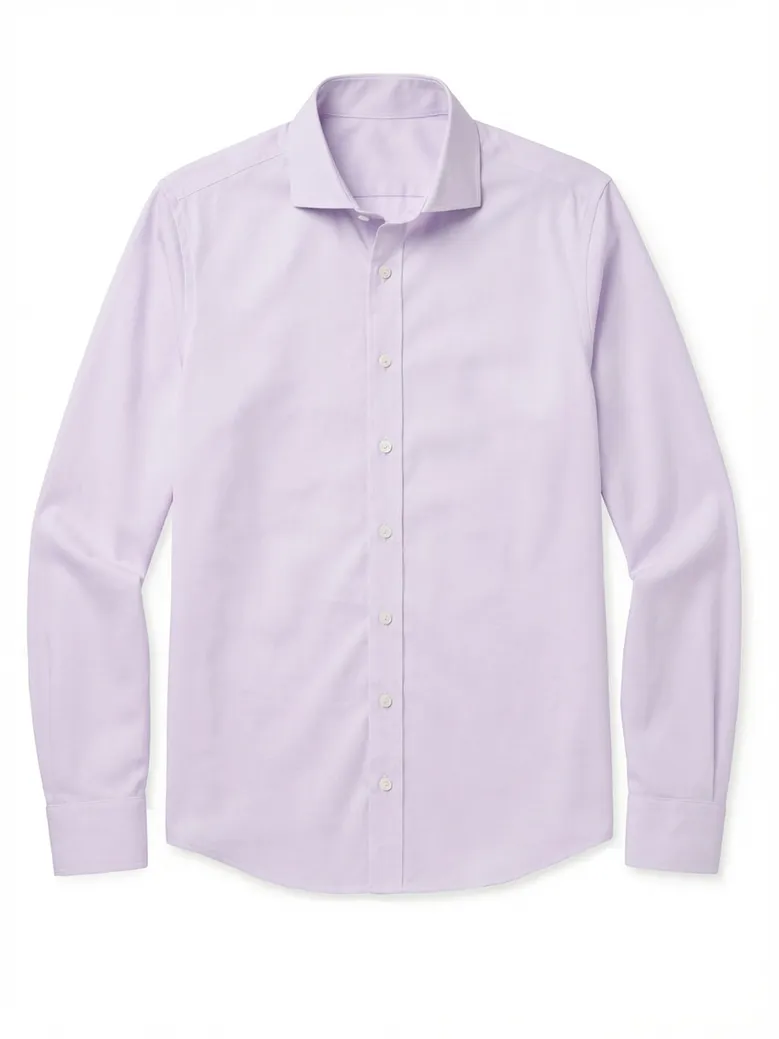 Camisa de popelina blanca lisa de fácil planchado