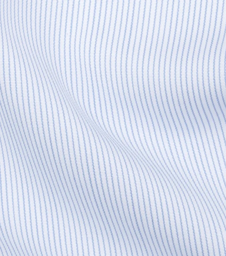 Camisa de popelina blanca lisa de fácil planchado