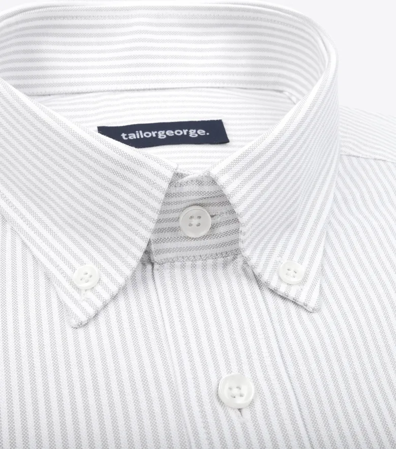 Camisa de popelina blanca lisa de fácil planchado