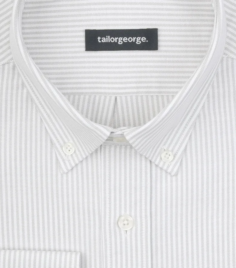 Camisa de popelina blanca lisa de fácil planchado