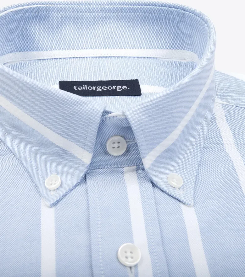 Camisa de popelina blanca lisa de fácil planchado
