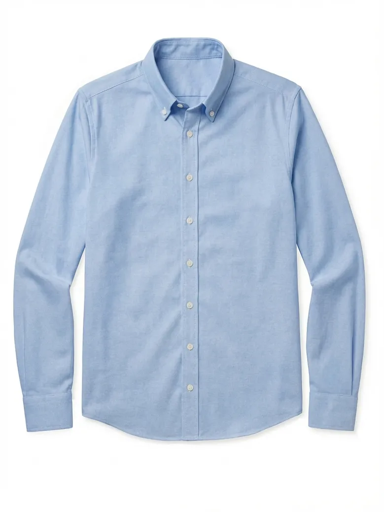 Camisa de popelina blanca lisa de fácil planchado
