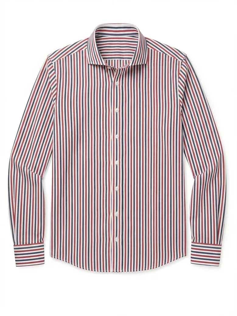 Camisa de popelina blanca lisa de fácil planchado