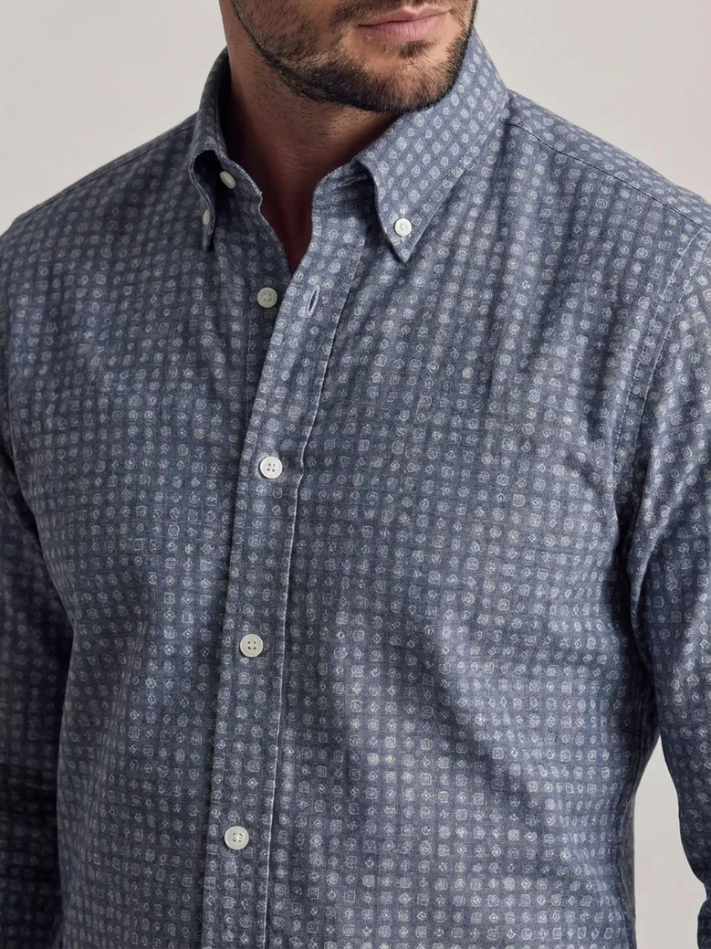 Camisa de popelina blanca lisa de fácil planchado