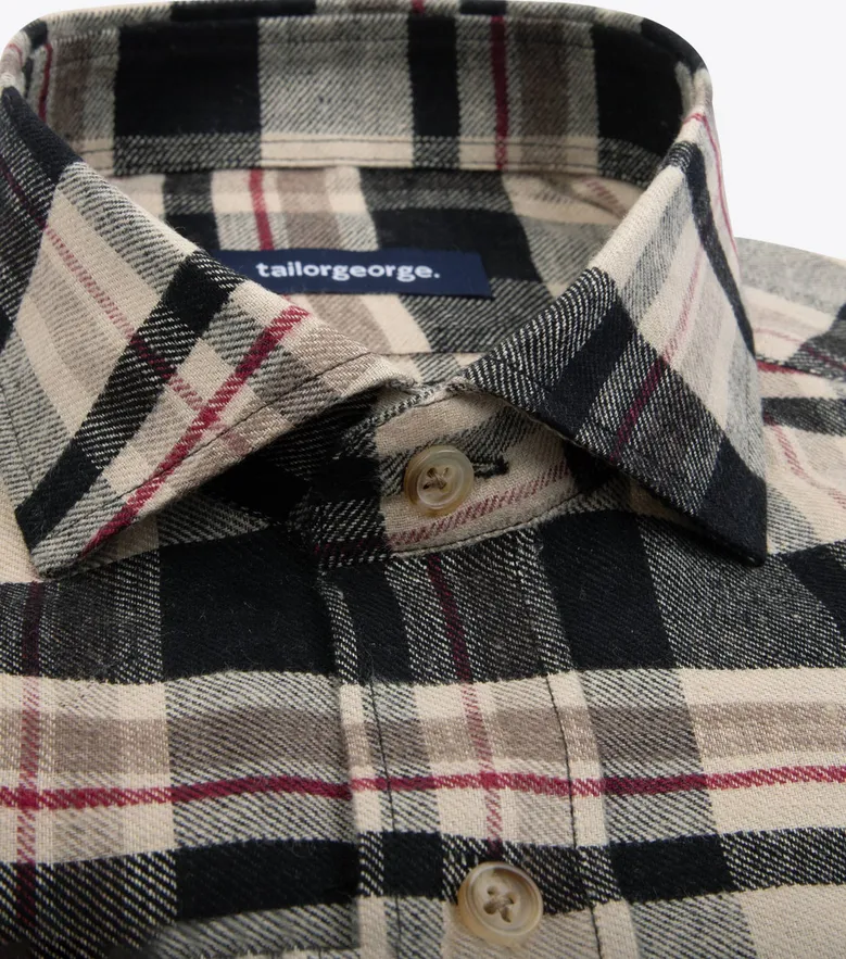 Camisa de popelina blanca lisa de fácil planchado