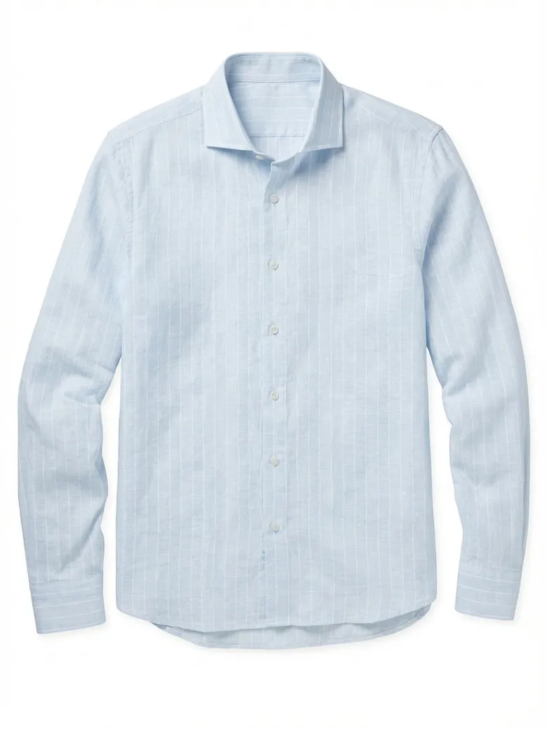 Camisa de popelina blanca lisa de fácil planchado