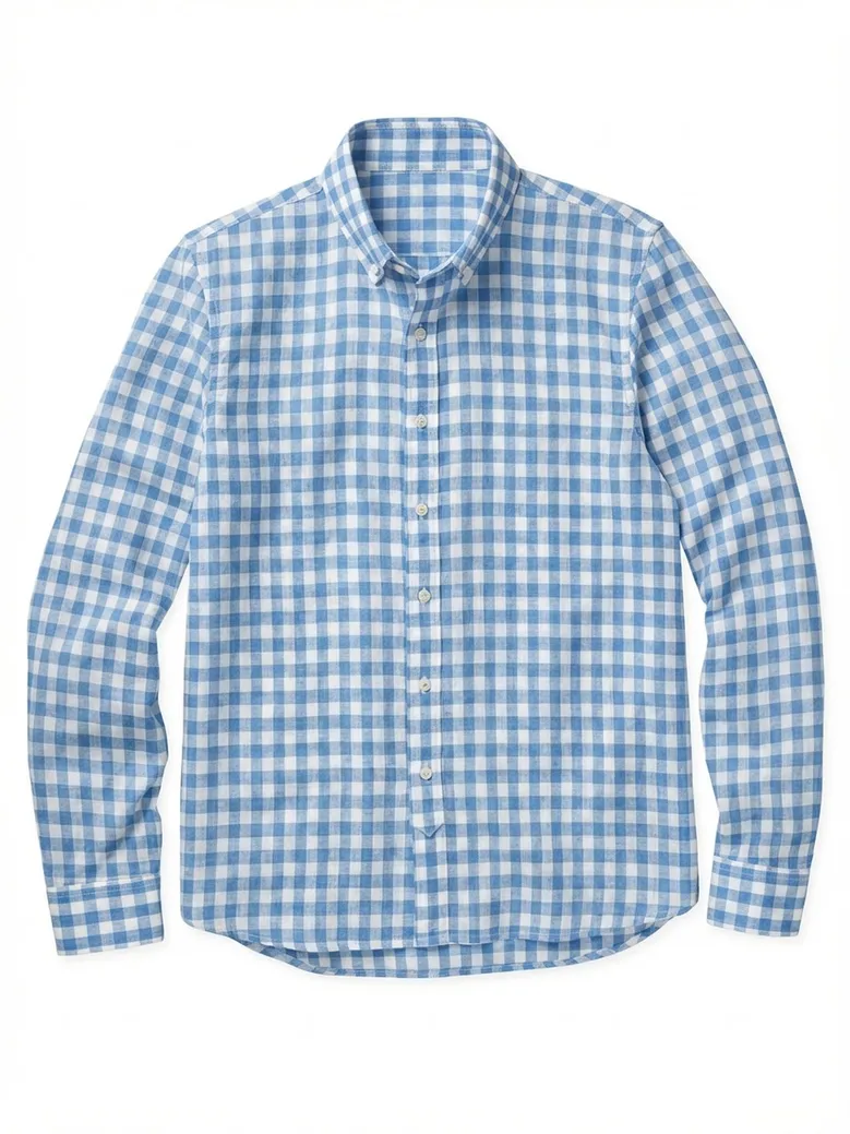Camisa de popelina blanca lisa de fácil planchado