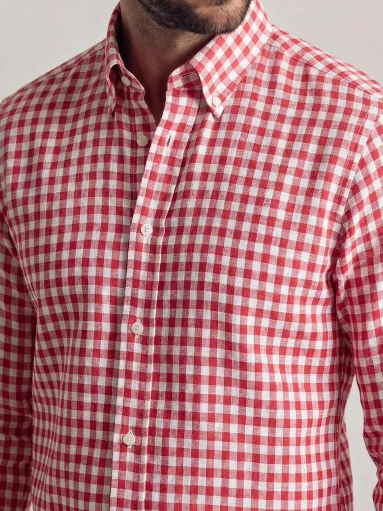 Camisa de popelina blanca lisa de fácil planchado