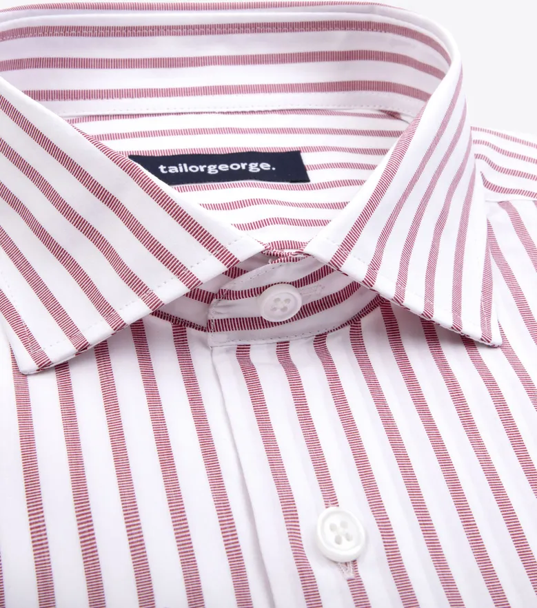 Camisa de popelina blanca lisa de fácil planchado