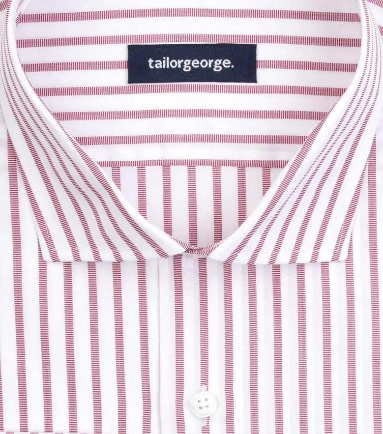 Camisa de popelina blanca lisa de fácil planchado