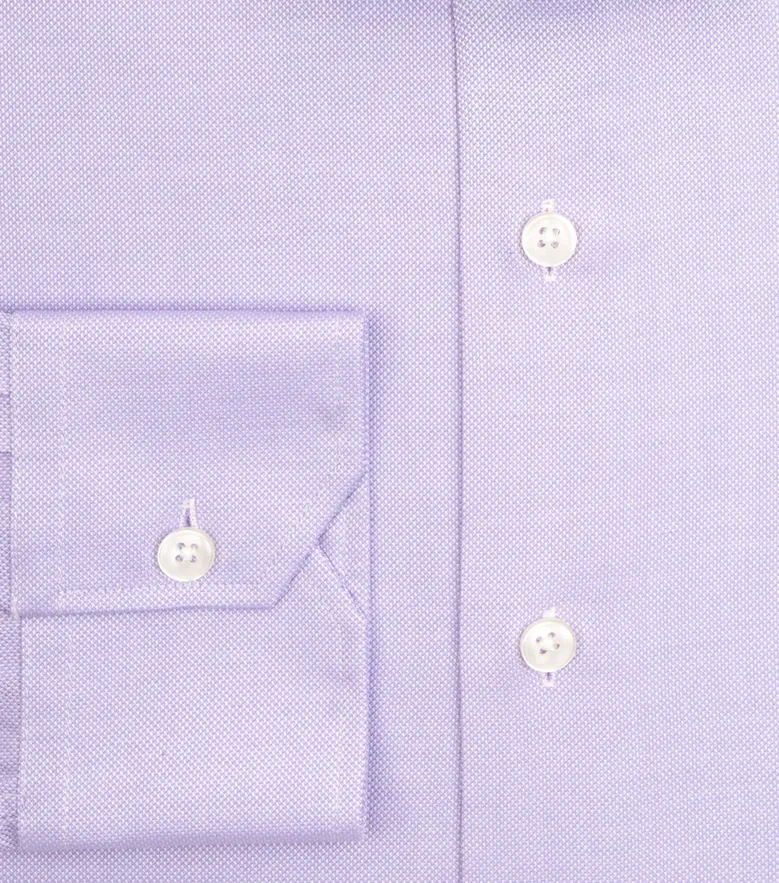 Camisa de popelina blanca lisa de fácil planchado