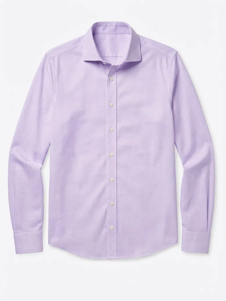 Camisa de popelina blanca lisa de fácil planchado