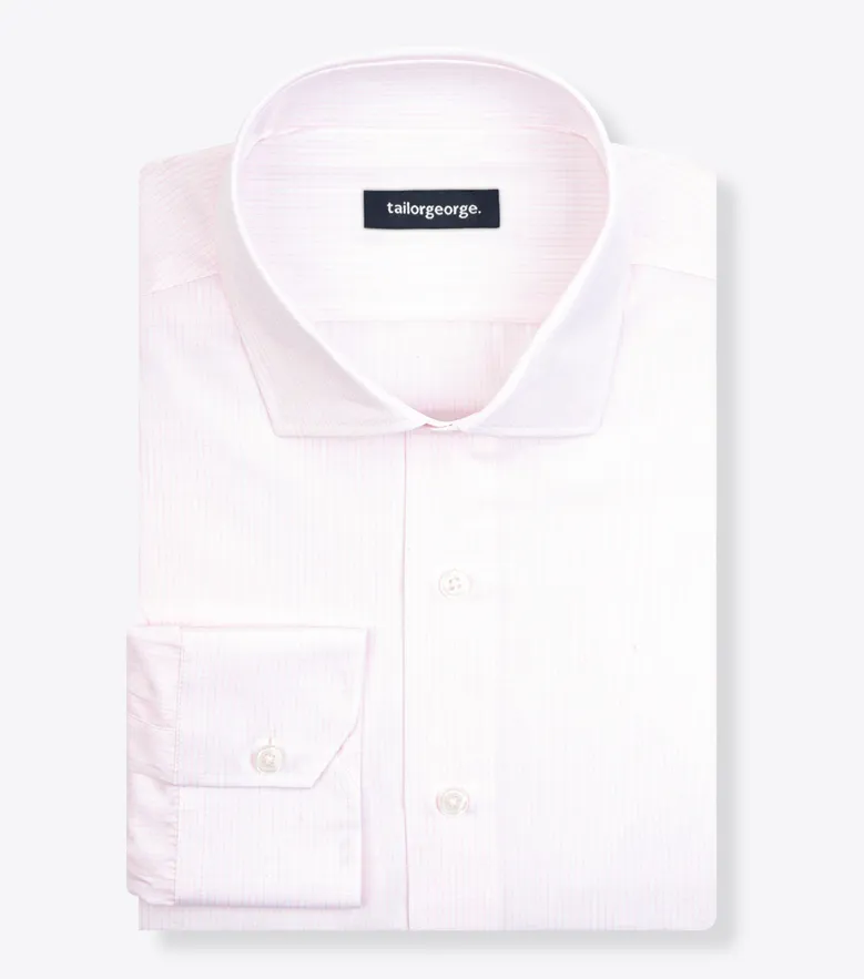 Camisa de popelina blanca lisa de fácil planchado