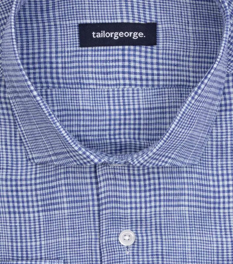 Camisa de popelina blanca lisa de fácil planchado