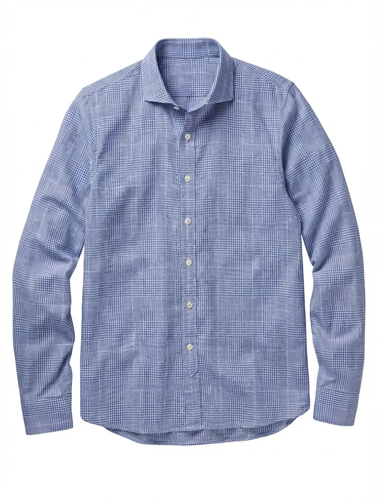 Camisa de popelina blanca lisa de fácil planchado