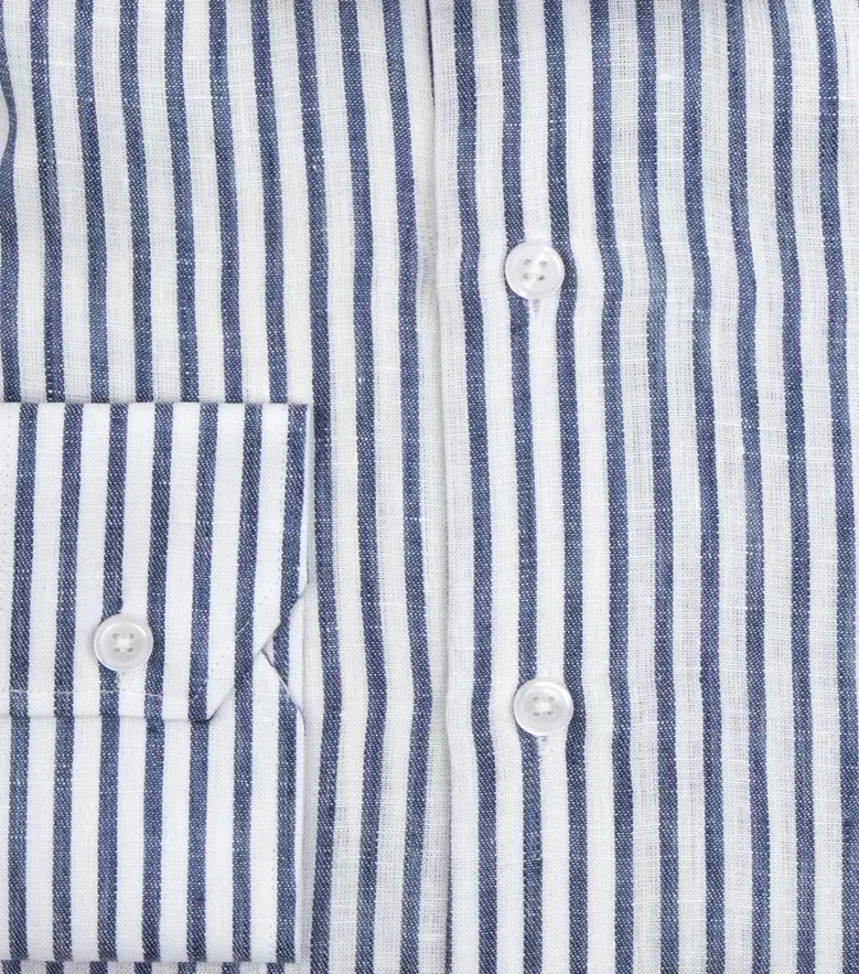 Camisa de popelina blanca lisa de fácil planchado