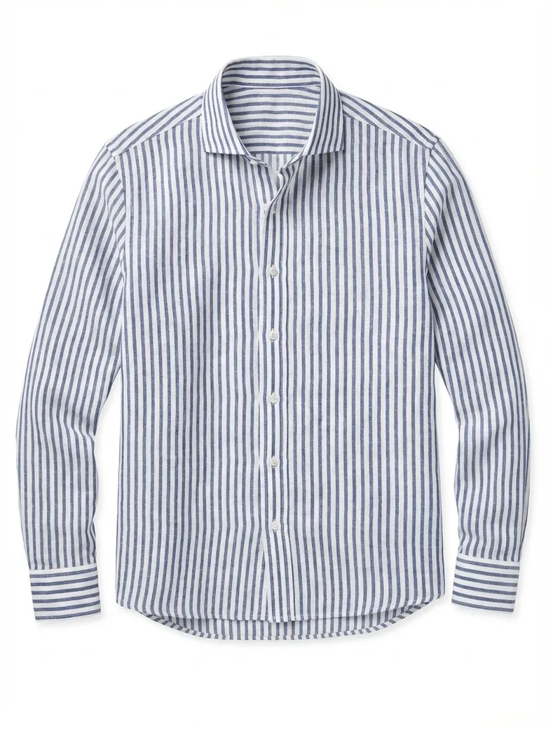 Camisa de popelina blanca lisa de fácil planchado