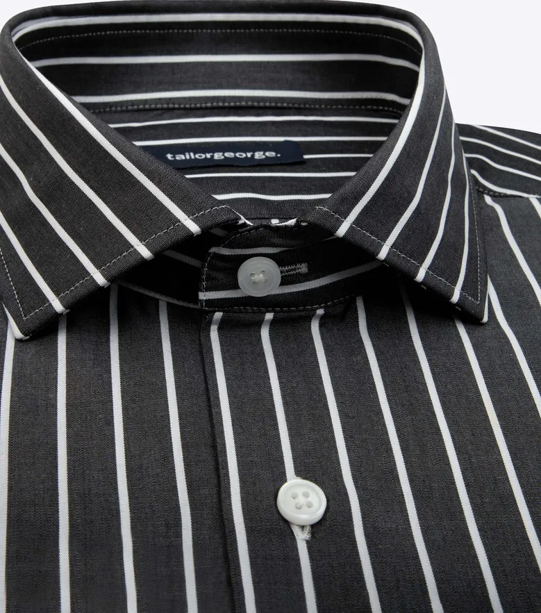 Camisa de popelina blanca lisa de fácil planchado