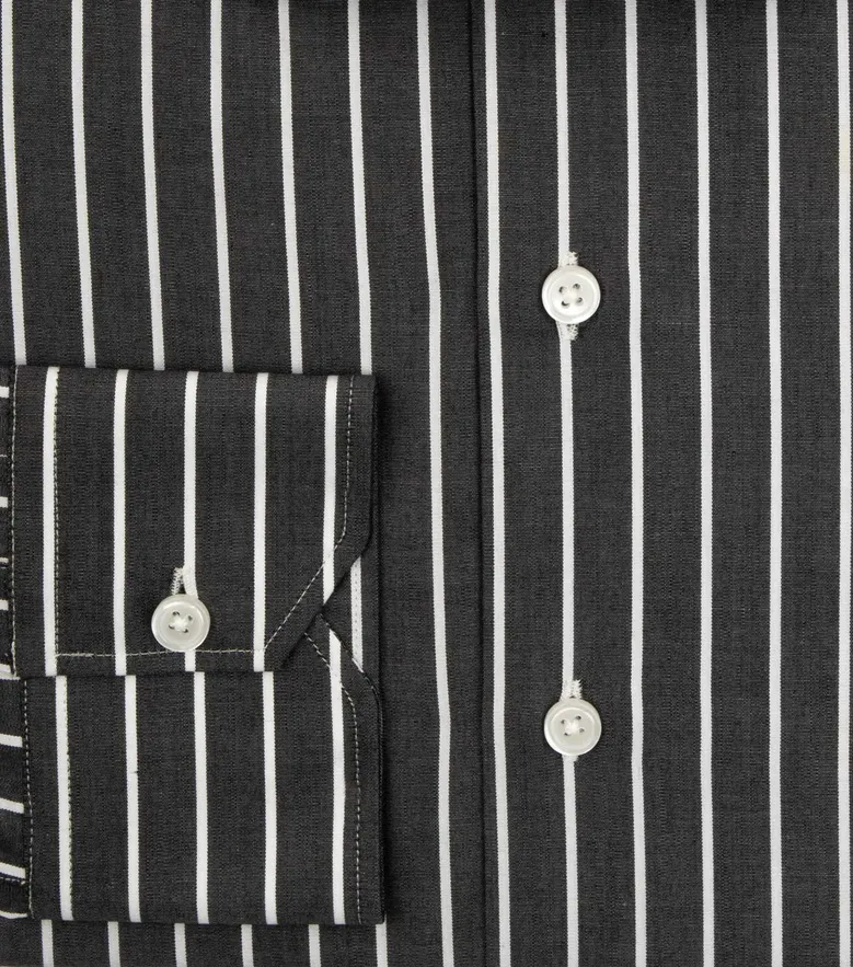 Camisa de popelina blanca lisa de fácil planchado