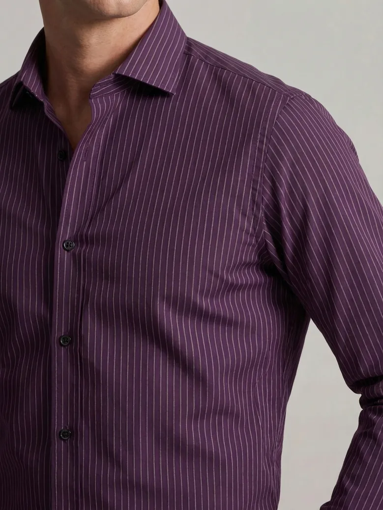 Camisa de popelina blanca lisa de fácil planchado