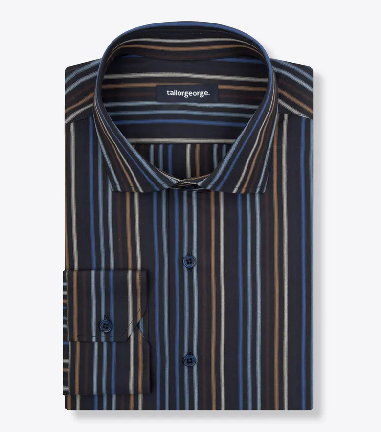 Camisa de popelina blanca lisa de fácil planchado