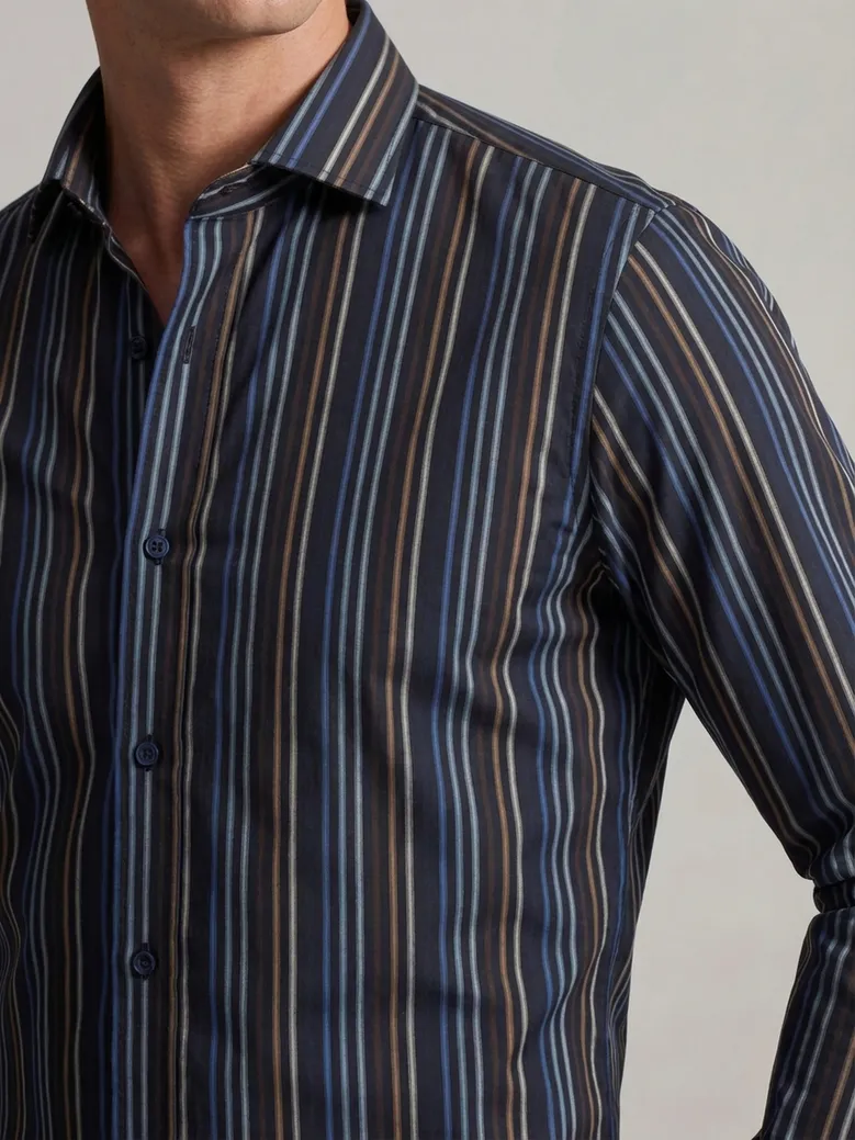 Camisa de popelina blanca lisa de fácil planchado