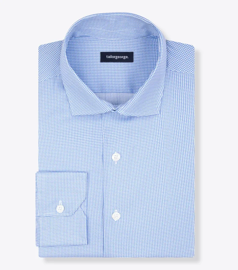 Camisa de popelina blanca lisa de fácil planchado