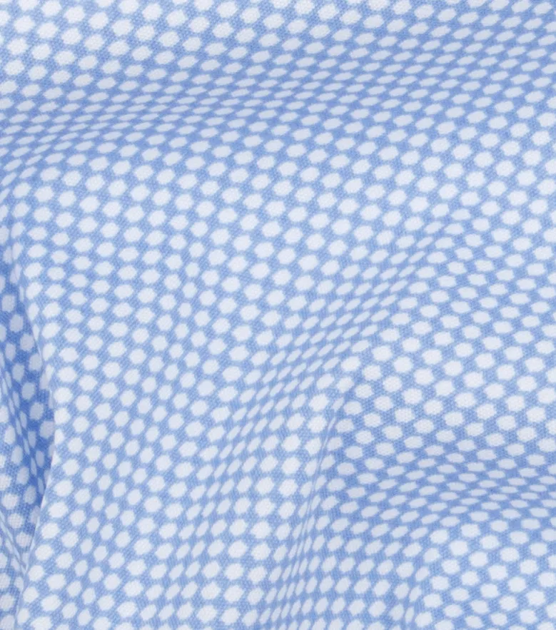 Camisa de popelina blanca lisa de fácil planchado