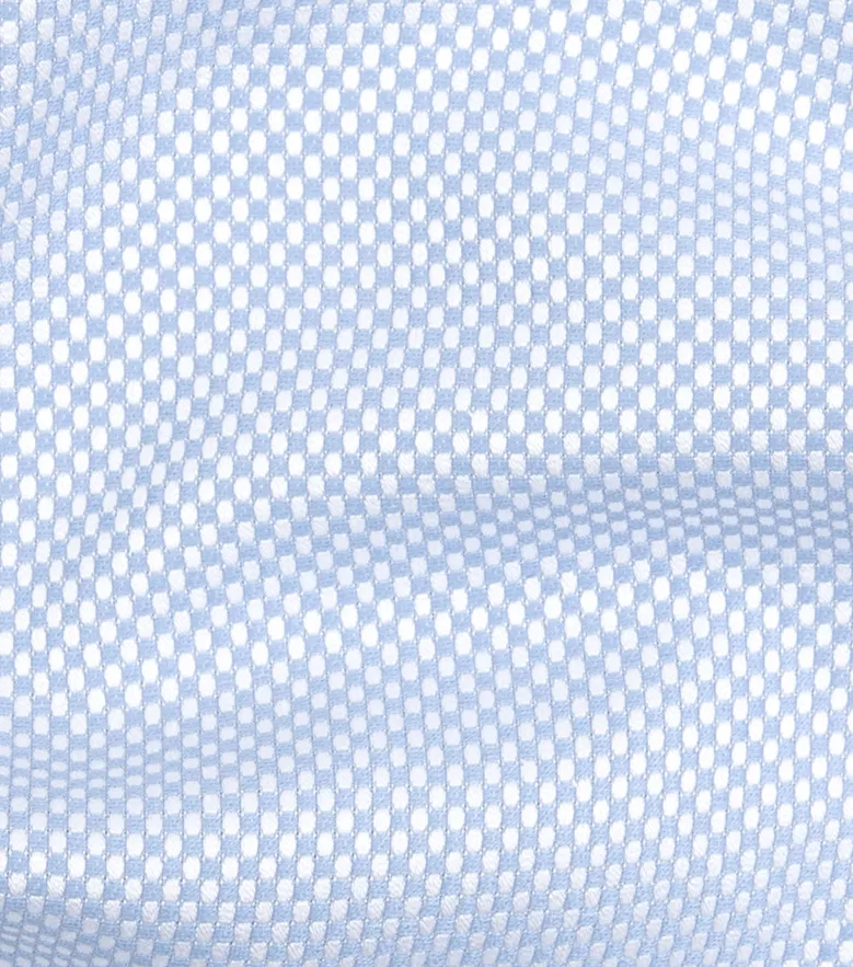 Camisa de popelina blanca lisa de fácil planchado