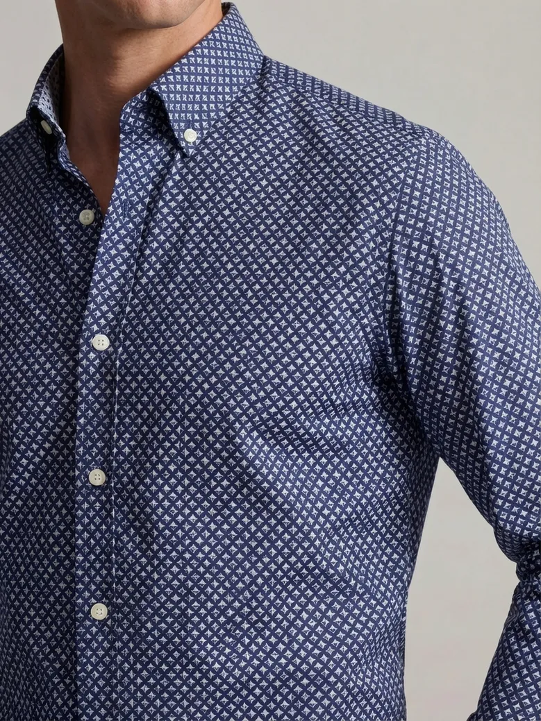 Camisa de popelina blanca lisa de fácil planchado