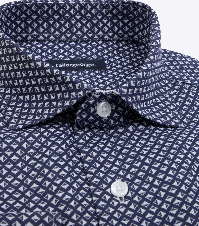 Camisa de popelina blanca lisa de fácil planchado