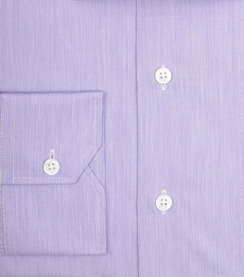Camisa de popelina blanca lisa de fácil planchado