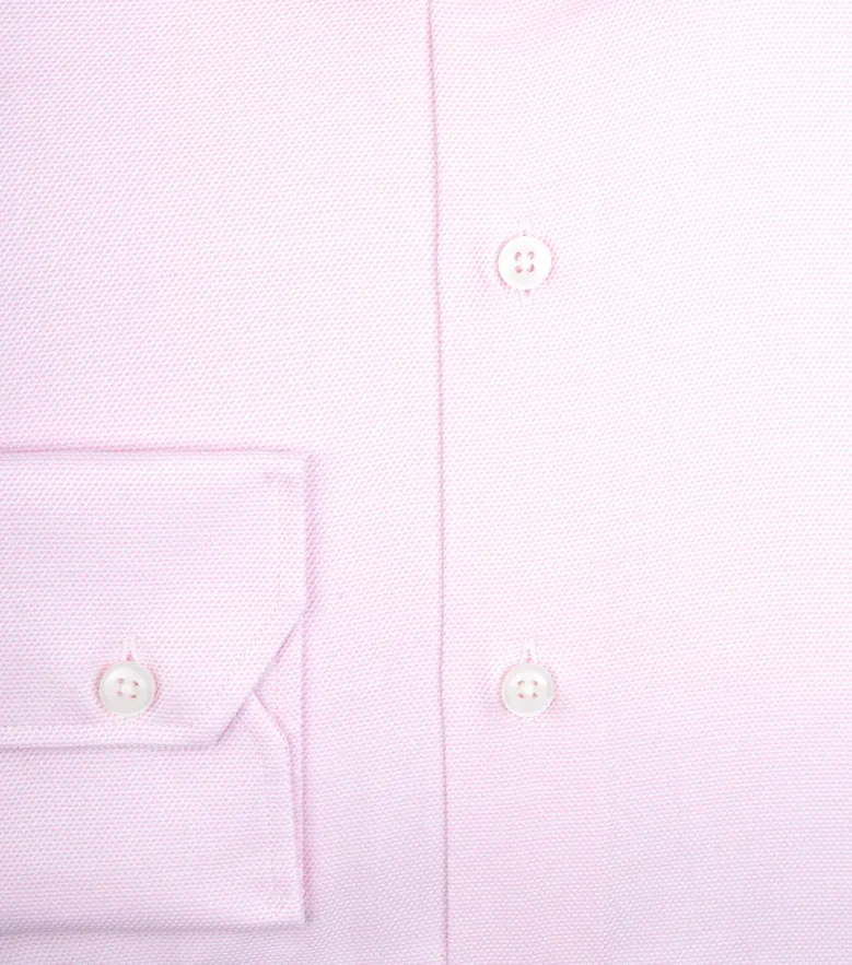 Camisa de popelina blanca lisa de fácil planchado